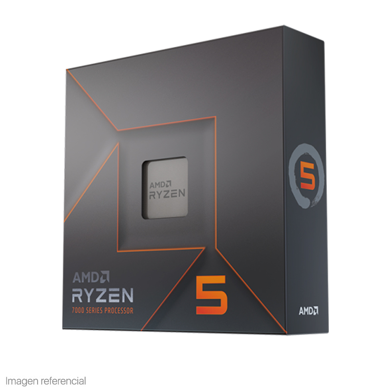 Procesador Amd Ryzen 5 7600x 4.7/5.3ghz, 32mb L3, 6-core, Am5, 5nm, 105w.