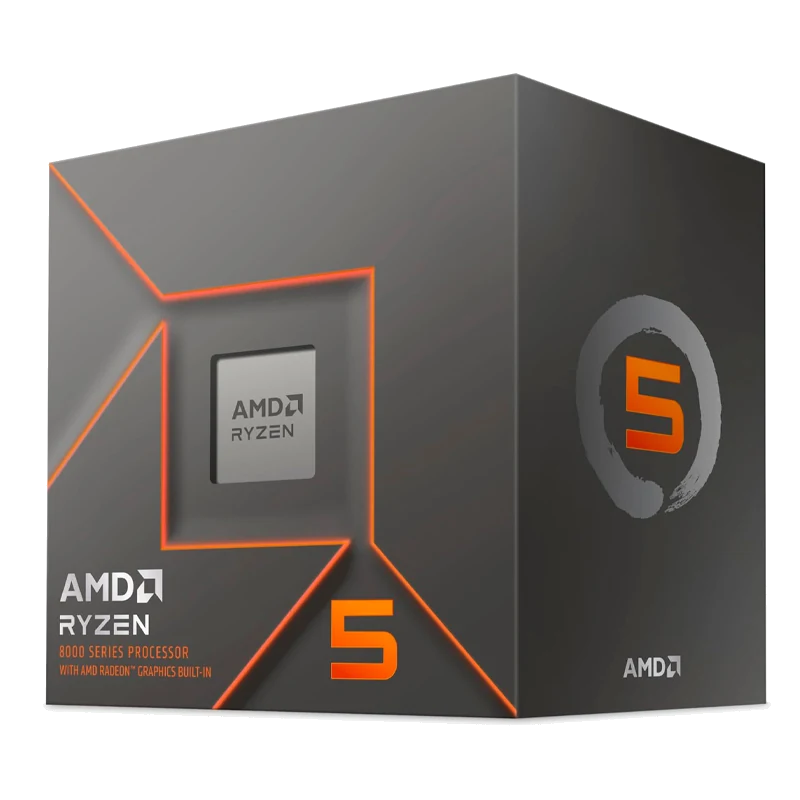 Procesador Amd Ryzen 5 8500g 3.50 / 5.00 Ghz, 16mb L3 Cache, 6-cores, 4nm, Tdp: 65w
