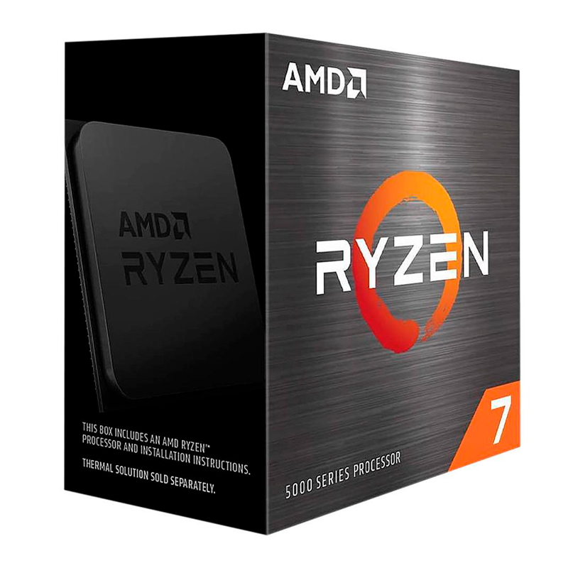 Procesador Amd Ryzen 7 5700x, 3.40 / 4.60ghz, 32mb L3 Cache, 8-core, Am4, 7nm, 65w.
