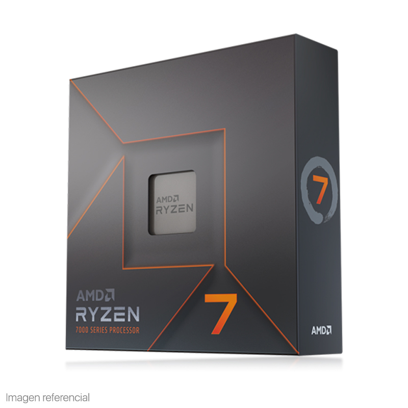 Procesador Amd Ryzen 7 7700x 4.5/5.4ghz, 32mb L3, 8-core, Am5, 105w.