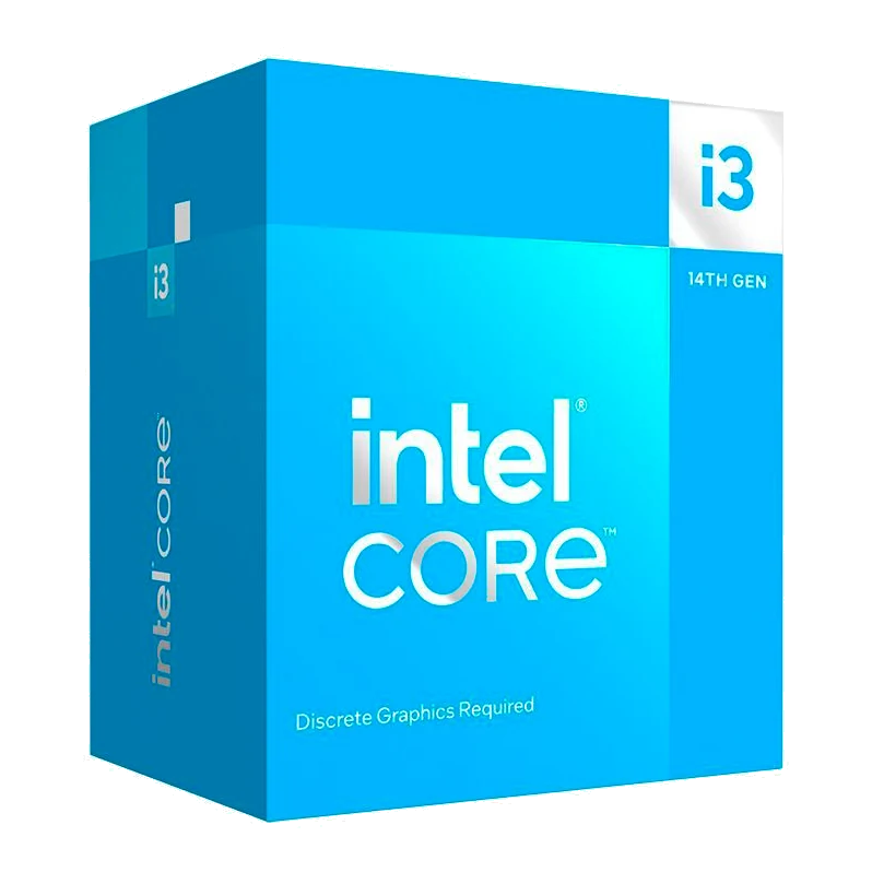 Procesador Intel Core I3-14100f 3.50/4.70ghz, 12 Mb Intel Smart Caché, Lga1700, 58w/110w
