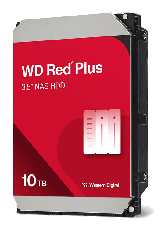 Disco Duro Western Digital Nas Wd Red Plus 10 Tb 3.5" Sata / 260 Mb/s / 7200 Rpm