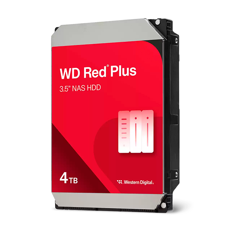 Disco Duro Western Digital Red Plus Wd40efzz, 4tb, Sata, 5400rpm, 3.5", Cache 128mb
