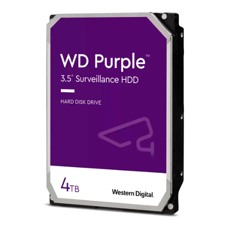 Disco Duro Western Digital Wd Purple, 4tb, Sata 6.0 Gb/s, 256mb Cache, 5400 Rpm, 3.5".