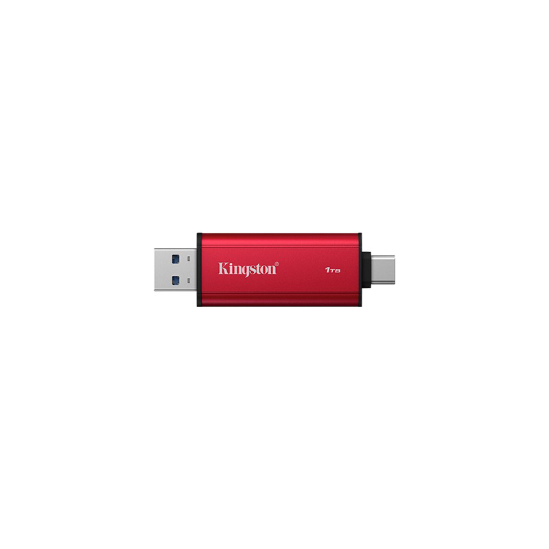 Unidad en estado sólido Dual Portatil Kingston 1TB, Interfaz USB-A, USB-C, USB 3.2 Gen 2