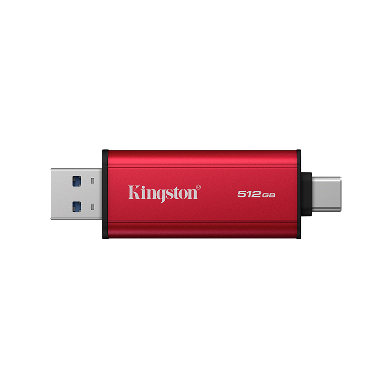 Unidad en estado sólido Dual Portatil Kingston 512GB, Interfaz USB-A, USB-C, USB 3.2 Gen 2