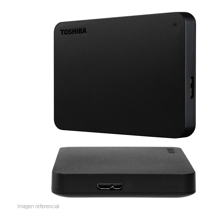 Disco Duro Externo Toshiba Canvio Basic, 2tb, Usb 3.0, 2.5", Negro.