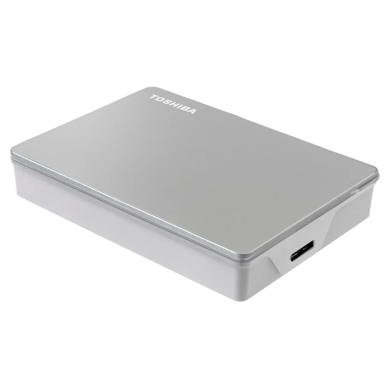 Disco Duro Externo Toshiba Portátil Canvio Flex, 4 Tb, Usb 3.0 / 2.0, Color: Plata