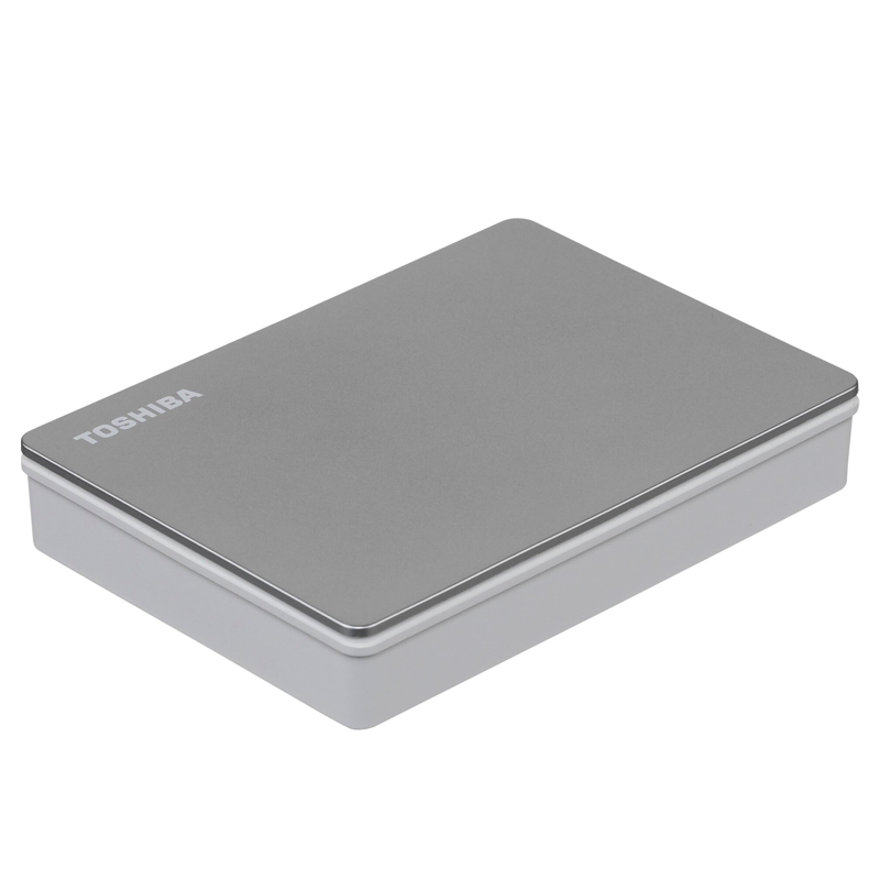 Disco Duro Externo Toshiba Portátil Canvio Flex, 4 TB, USB 3.0 / 2.0, Color: Plata