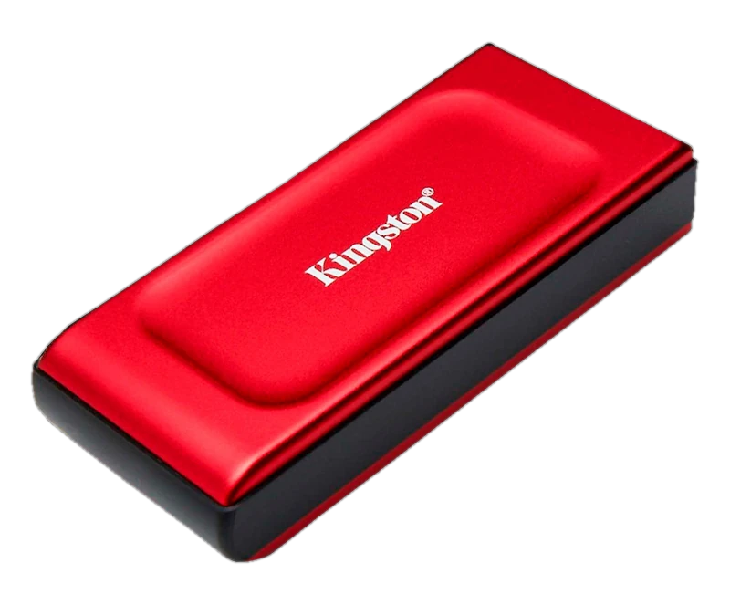 Unidad En Estado Sólido Externa Kingston Xs1000, 1tb, Usb 3.2 Gen 2 Tipo-c, Color Rojo — vista 2