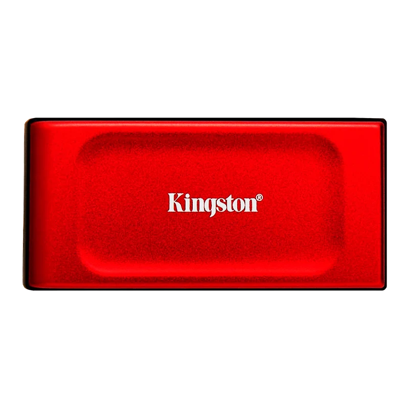 Unidad En Estado Sólido Externa Kingston Xs1000, 2tb, Usb 3.2 Gen 2 Tipo-c, Color Rojo