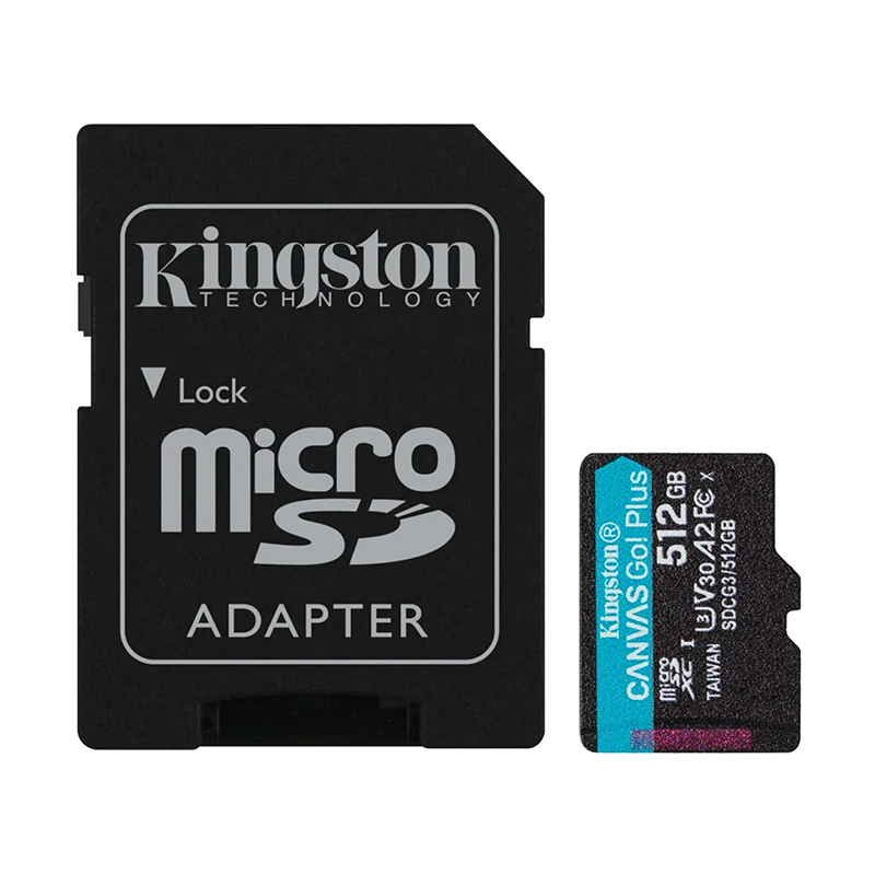 Tarjeta De Memoria Kingston Micro Sd 512gb Canvas Go! Plus — vista 2