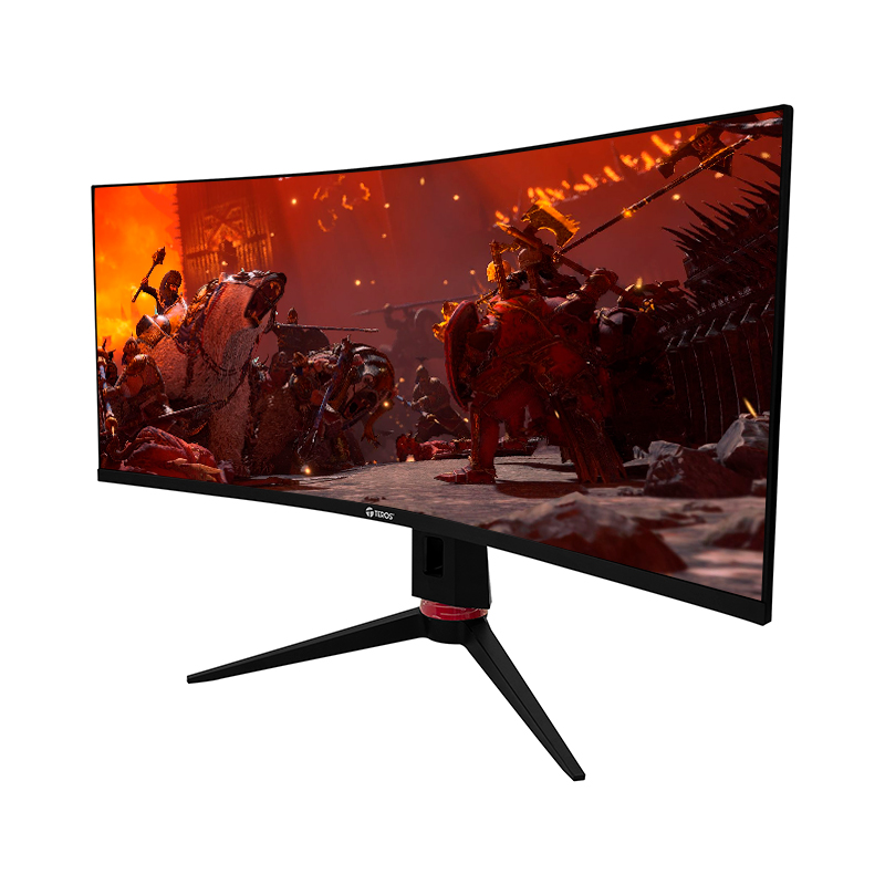 Monitor curvo gaming TEROS TE-3412G, 34" UWQHD VA, 180Hz, 1ms, HDMI, DP, Audio out