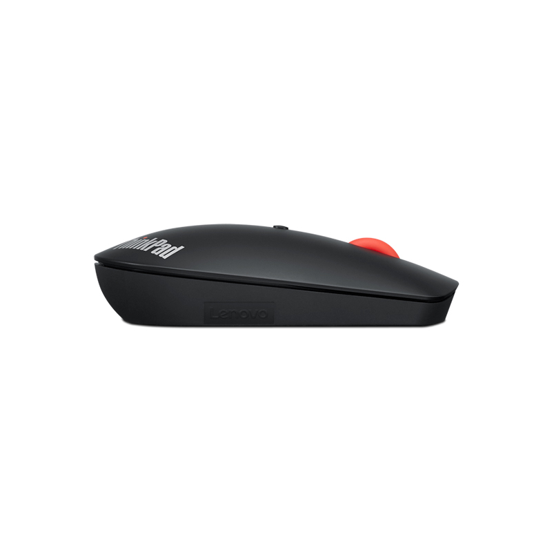 Mouse Lenovo ThinkPad silencioso, Sensor optico Azul, Interfaz Bluetooth, Color Negro