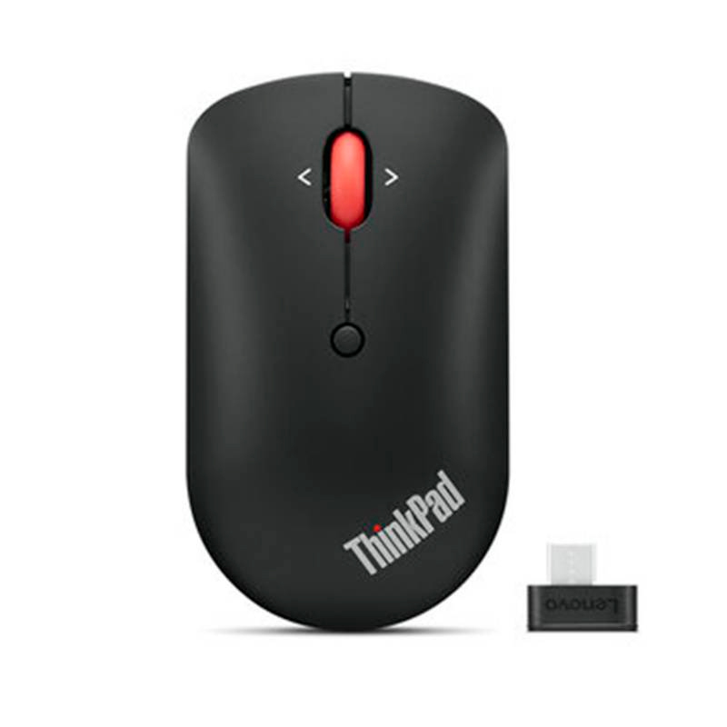 Mouse Lenovo Thinkpad Essential Inalambrico Con Receptor Usb Tipo-c, Color Negro — vista 2