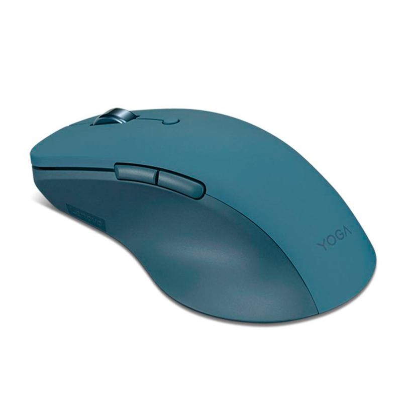 Mouse LENOVO Yoga Pro, Interfaz sensor óptico azul inalámbrico, 6 botones, verde azulado