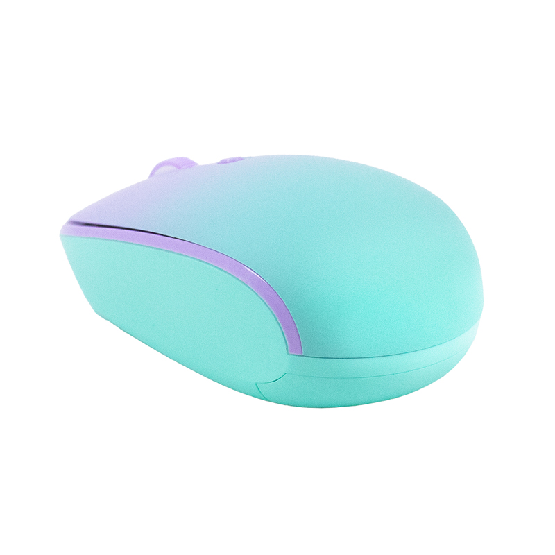 Mouse Inalámbrico Teros Te-1239s, 2.4ghz, 4 Botones, Usb, Color Purple — vista 2