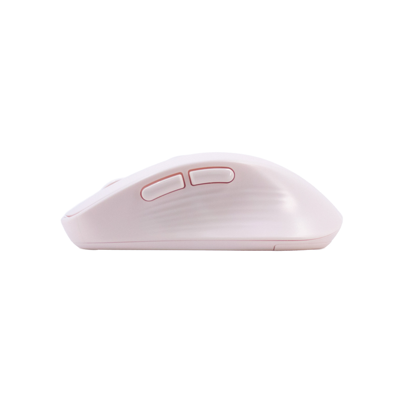 Mouse inalámbrico TEROS TE-1234S, 2.4GHz, 6 botones, USB, rosado