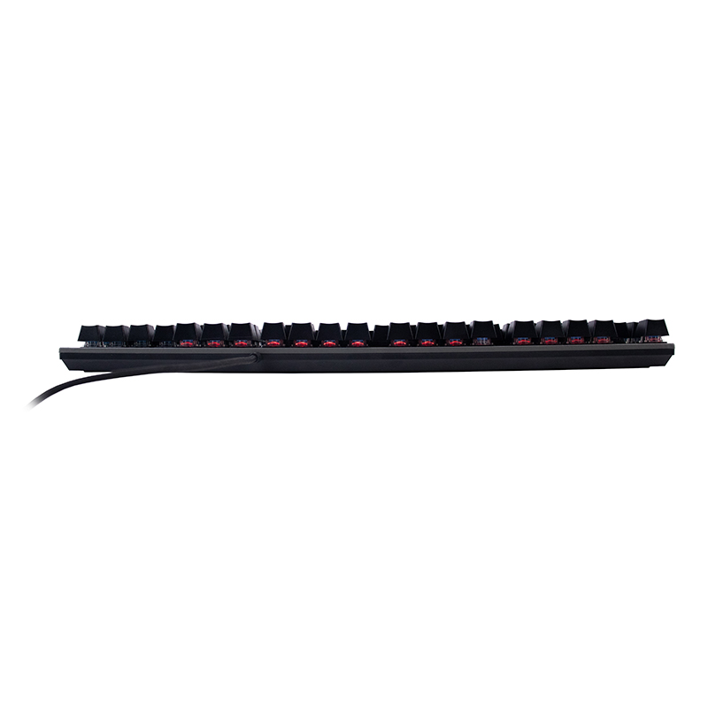Teclado gamer TEROS TE-4074G, RGB, USB 2.0, negro