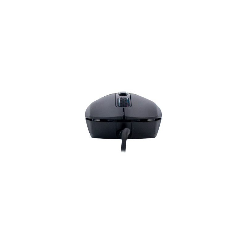 Mouse gamer TEROS TE-1232G, DPI hasta 7200, RGB, 7 botones, óptico, negro