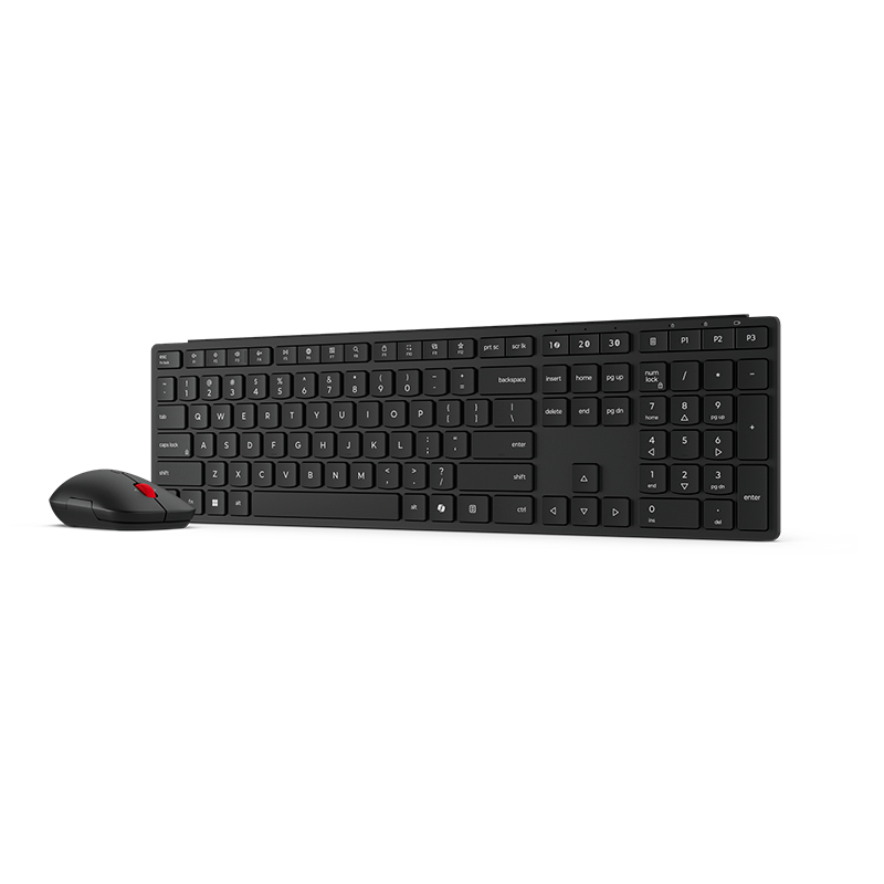 Teclado Y Mouse Inalámbricos Multimodo Lenovo Pro Combo 6000-la Español 171 (sin Batería)