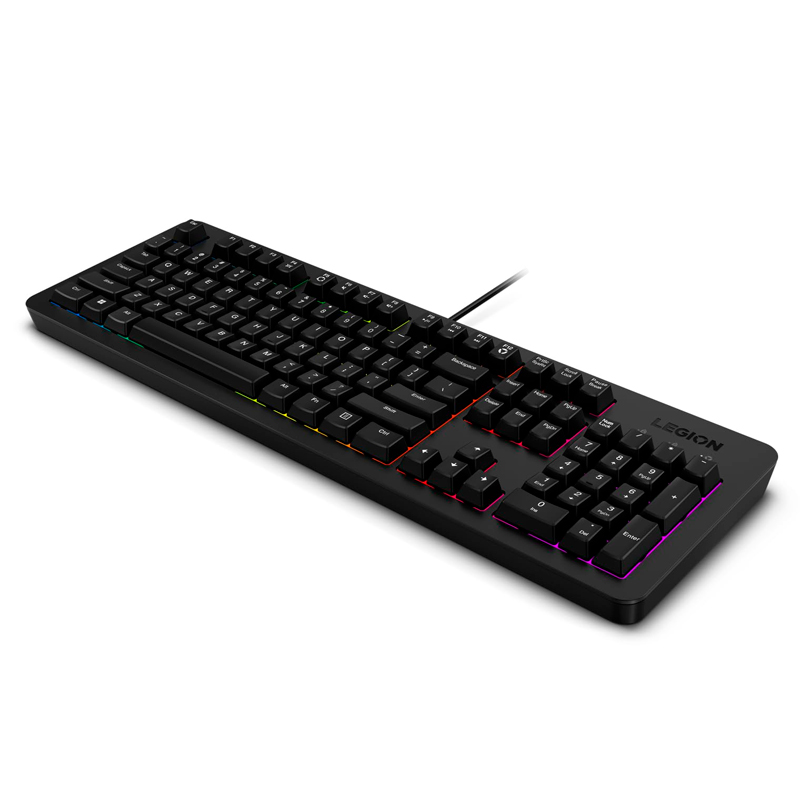 Teclado gamer Lenovo Legion KB310 RGB con cable USB 2.0