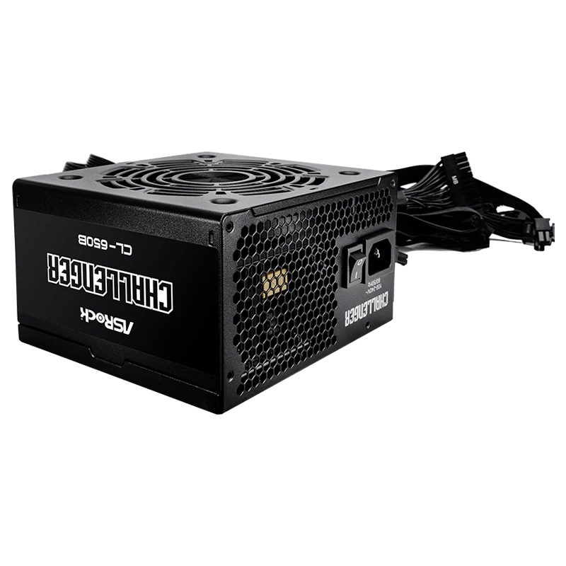 Fuente De Alimentación Asrock, 650w, Atx, 80 Plus Bronze.