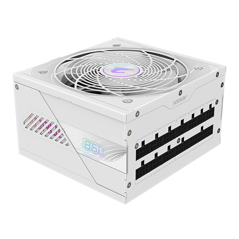 Fuente de alimentación Gigabyte GP-AE850PM PG5 ICE, 850W, 80 PLUS Platinum, Formato ATX.