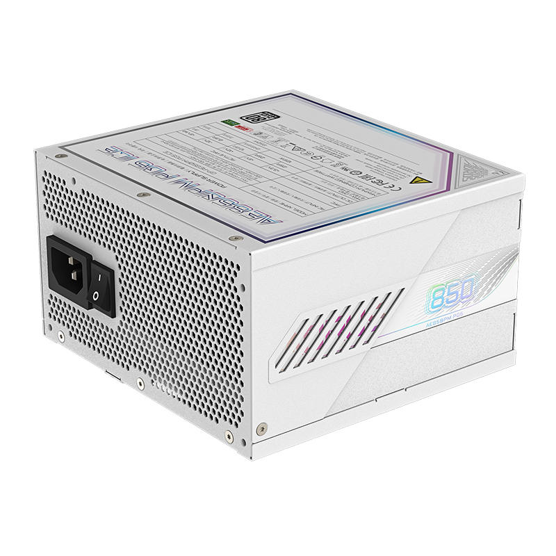 Fuente de alimentación Gigabyte GP-AE850PM PG5 ICE, 850W, 80 PLUS Platinum, Formato ATX.