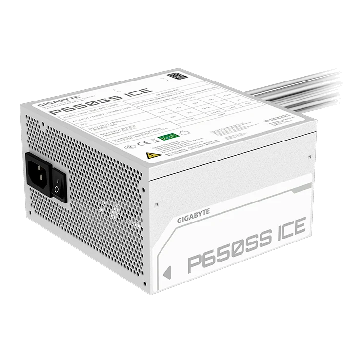 Fuente De Alimentación Gigabyte P650ss Ice , 650w, Atx, 80 Plus Silver.