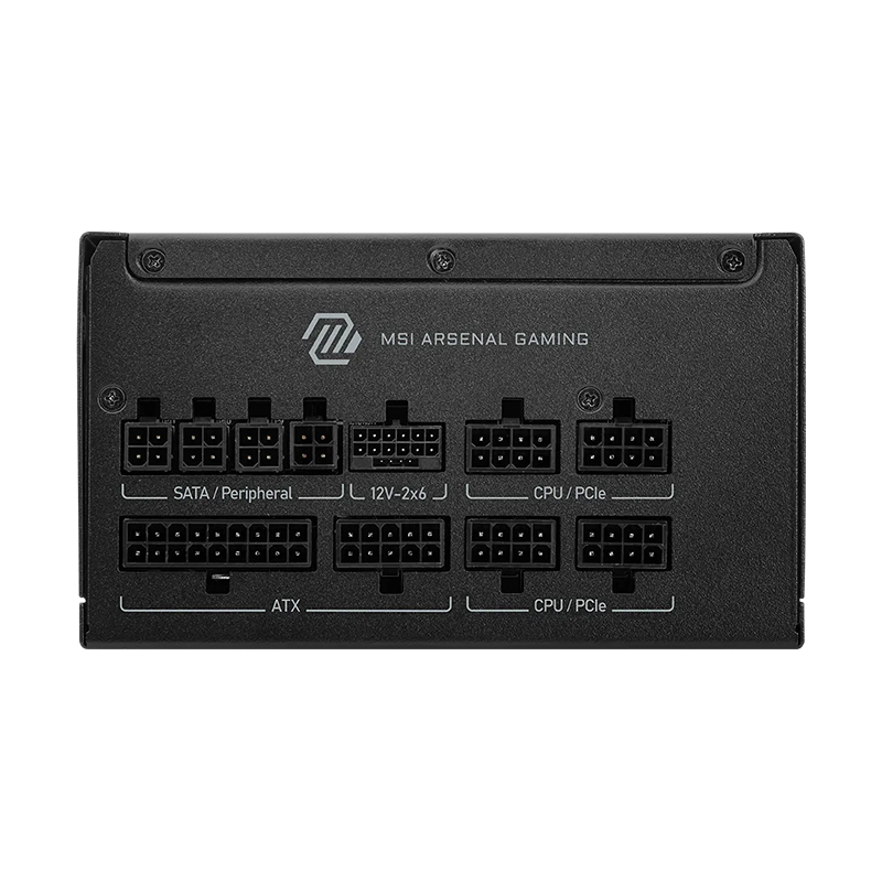 Fuente de alimentación MSI MAG A1000GLS PCI-E 5, 1000W, 80 PLUS Gold, Formato ATX.