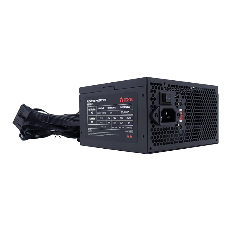 Fuente De Alimentación Teros Te-1324s, Formato Atx, 250w, 115v / 230v