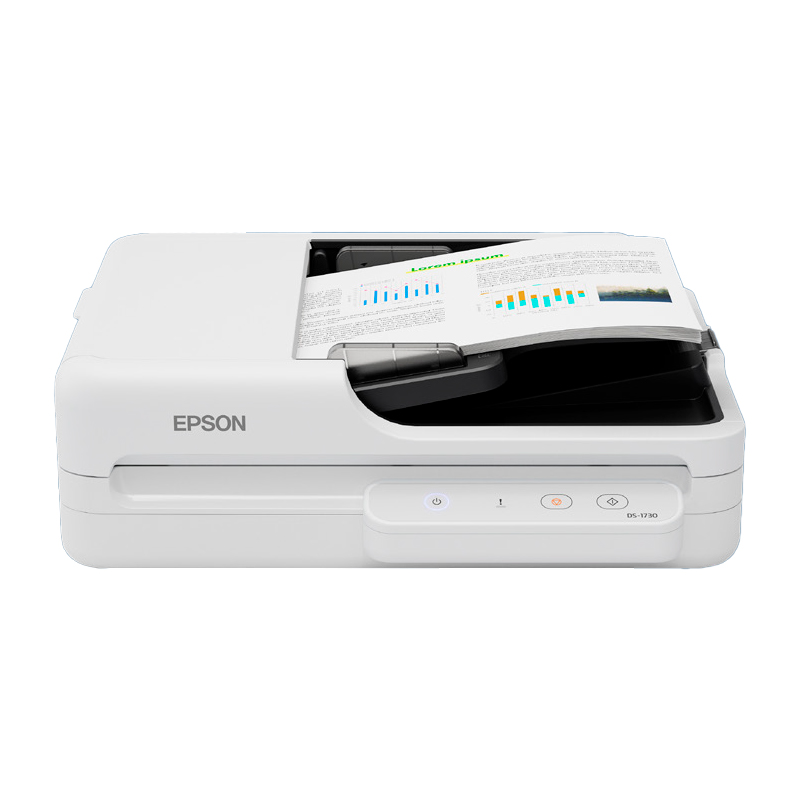 Escaner De Documentos De Cama Plana A Color Epson Ds-1730, Duplex , Interfaz: Usb 2.0
