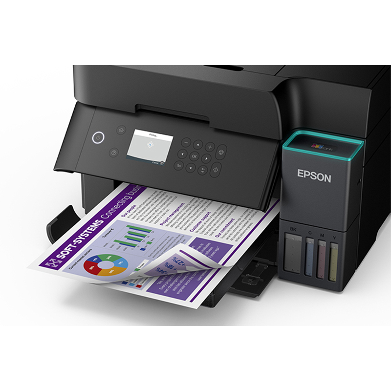 Multifuncional de tinta Epson EcoTank L6370, imprime/escanea/copia/Wi-Fi/Ethernet/USB