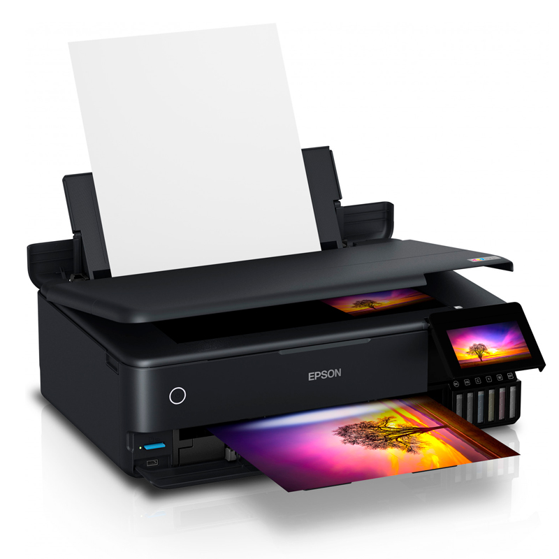 Multifuncional De Tinta Epson Ecotank L8180, Imprime/escanea/copia, Lan/wi-fi/usb 2.0 — vista 2