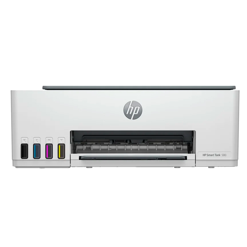 Impresora All-in-one De Tinta Hp Smart Tank 580, Imprime, Escanea, Copia/wi-fi/bt/usb 2.0 — vista 2