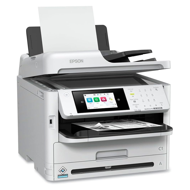 Impresora Multifuncional Epson Wf-m5899, Imprime / Escanea / Copia / Fax / Lan / Wifi — vista 2