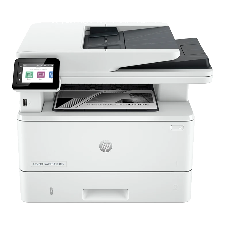 Impresora Monocromatica Hp Laserjet Pro Mfp 4103fdw, Imprime/copia/escanea/fax/usb 2.0