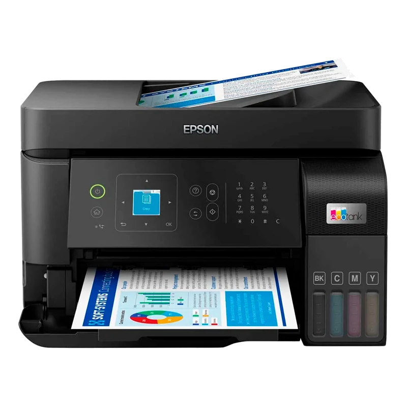 Impresora Multifuncional Epson Ecotank L5590, Imprime/escanea/copia/fax/usb/lan/wi-fi