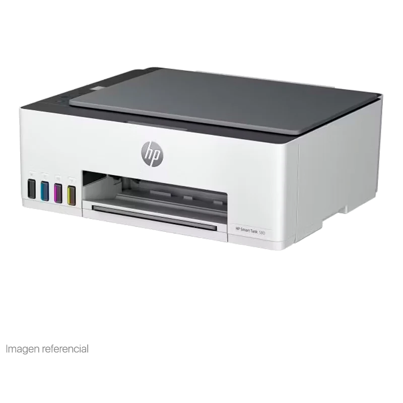 Impresora All-in-one De Tinta Hp Smart Tank 580, Imprime, Escanea, Copia/wi-fi/bt/usb 2.0