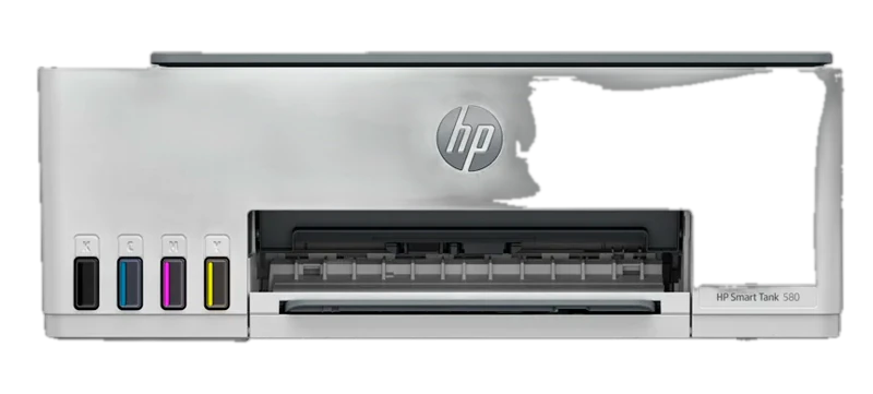 Impresora All-in-one De Tinta Hp Smart Tank 580, Imprime, Escanea, Copia/wi-fi/bt/usb 2.0 — vista 2