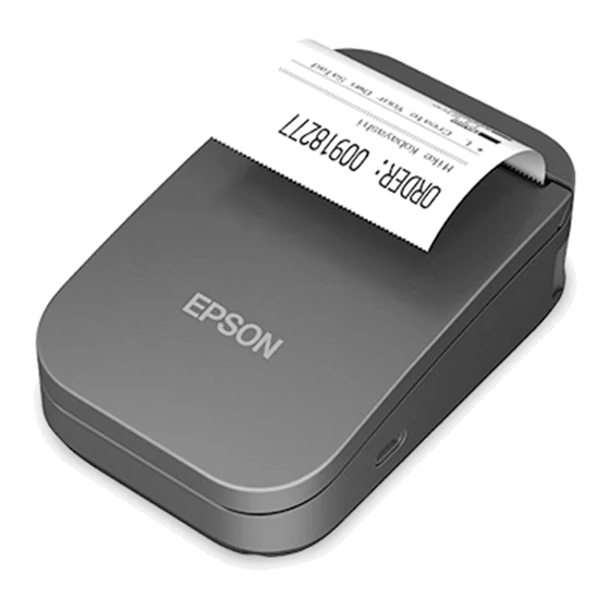 Impresora De Recibos De 2" Epson Mobilink Tm-p20ii, Portatil/inalambrica (bluetooth)/usb-c