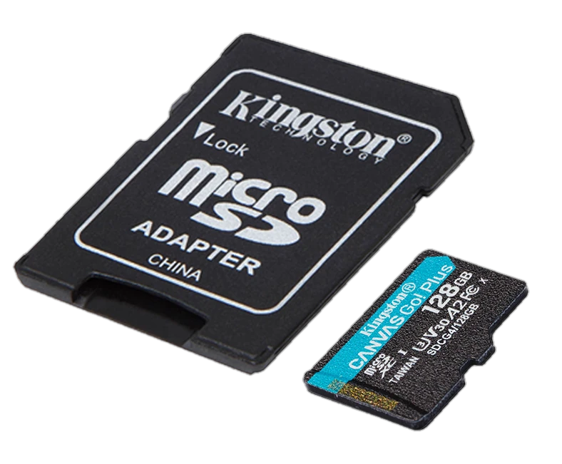 Memoria Flash Microsd Kingston Canvas Go! Plus, 128gb, Con Adaptador Sd — vista 2