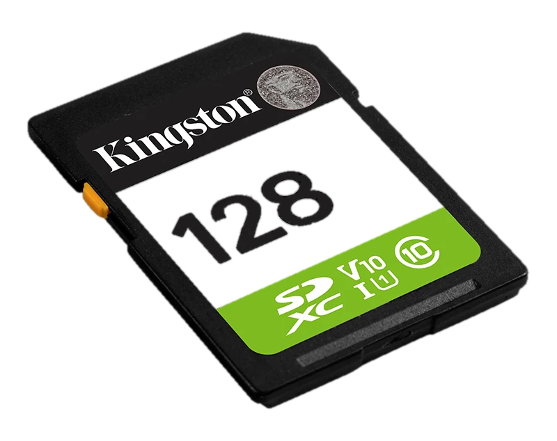 Memoria Card SD Kingston SD Canvas Select Plus 128GB, categoría de velocidad: UHS-I/U1/V10