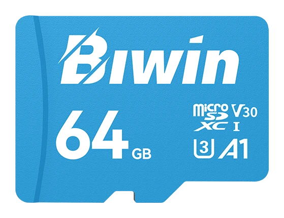 Memoria Flash Microsd Biwin Ms100, 64gb, Interfaz: Uhs-1, C10, U3, V30, A1