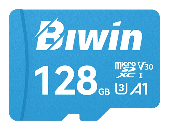Memoria Flash Microsd Biwin Ms100, 128gb, Interfaz: Uhs-1, C10, U3, V30, A1