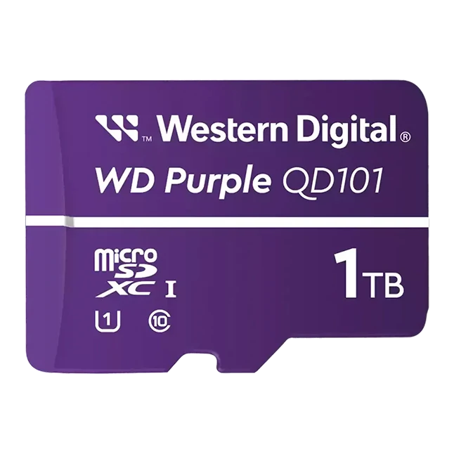 Memoria Flash Microsd Wd Purple Sc Qd101, 1tb, Tipo: Microsdxc, Sda 6.0