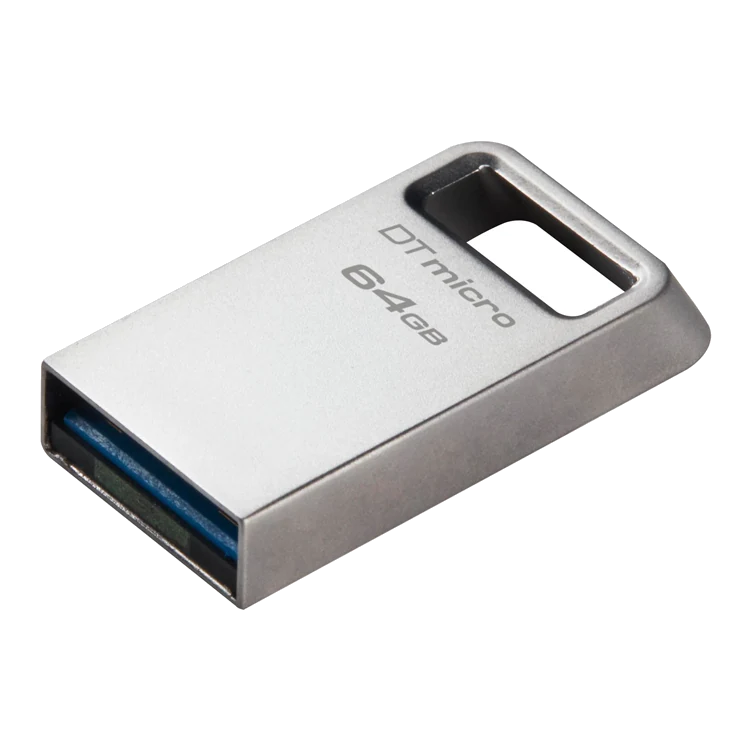 Memoria Flash Kingston Datatraveler Micro Unidad Flash Usb Ultrapequeño Con Metal Premium.