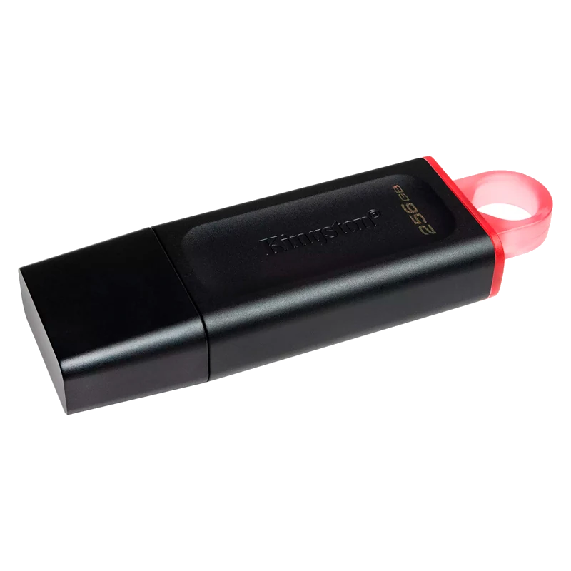 Memoria Flash Usb Kingston Datatraveler Exodia 256gb, Usb 3.2 Gen 1, Color Rojo.