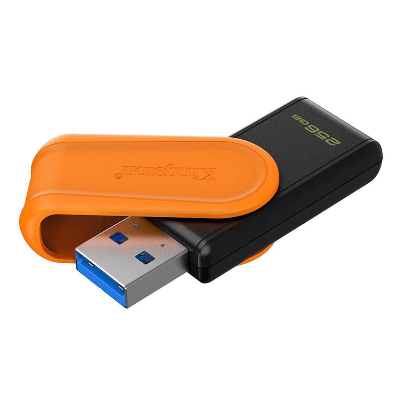 Memoria Flash Usb Kingston Datatraveler Exodia S, 256gb, Interfaz: Usb 3.2 Gen 1, Naranja